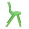 Flash Furniture Green Plastic Stackable School Chair with 12" Seat Height, PK2 2-YU-YCX-001-GREEN-GG - alternate 2